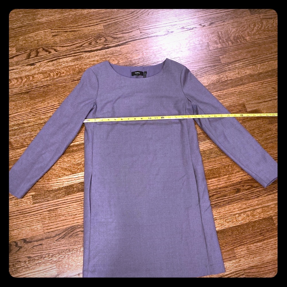 Theory shift dress with pockets.